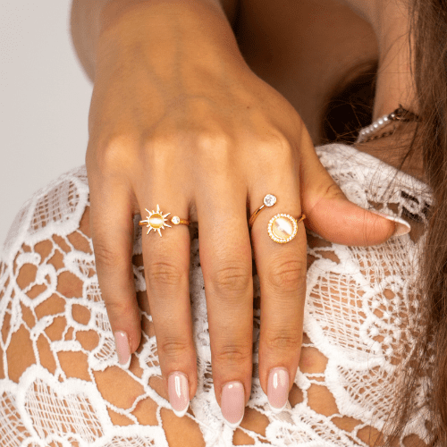 Слънце (Стомана, Златист)